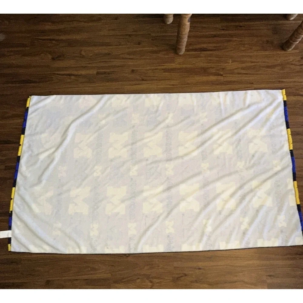 Michigan Wolverines Pegasus Sports Repeat Logo Microfiber Beach Towel